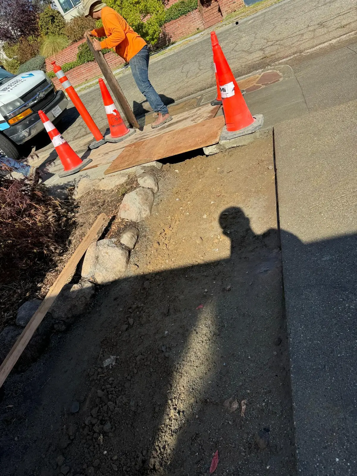 PG&E conduit installation with proper sweeps and bend radius by Vertex General Contractor
